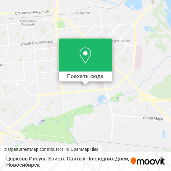 Карта Церковь Иисуса Христа Святых Последних Дней