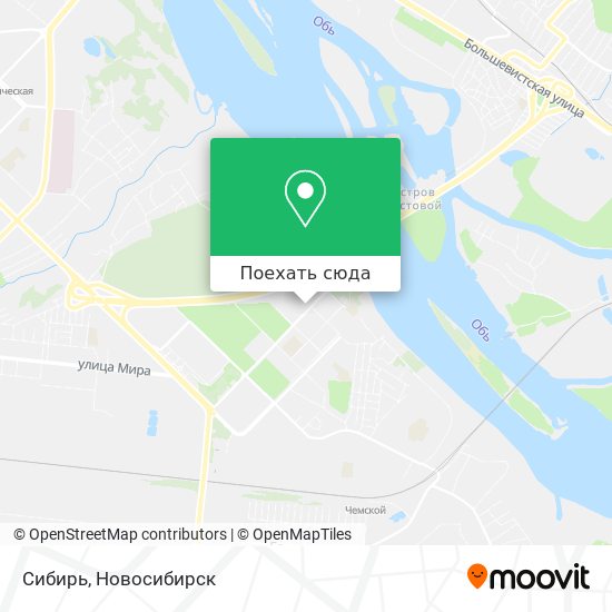Карта Сибирь