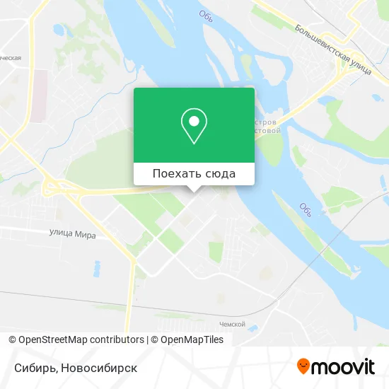 Карта Сибирь