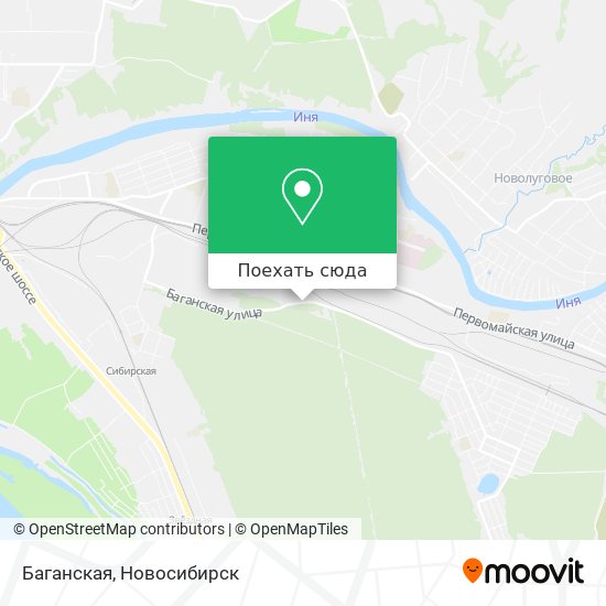 Карта Баганская