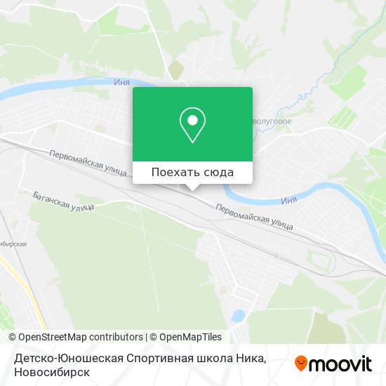Карта Детско-Юношеская Спортивная школа Ника