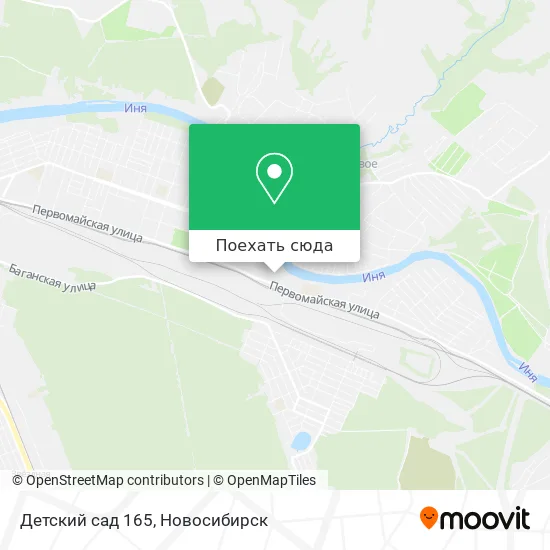 Карта Детский сад 165