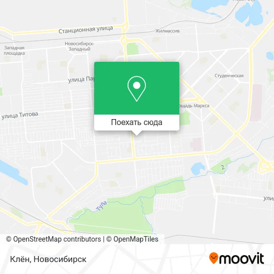 Карта Клён