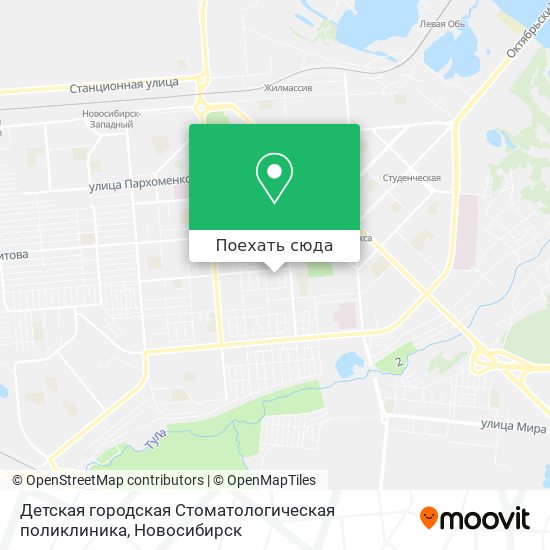 Карта Детская городская Стоматологическая поликлиника