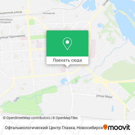 Карта Офтальмологический Центр Глазка