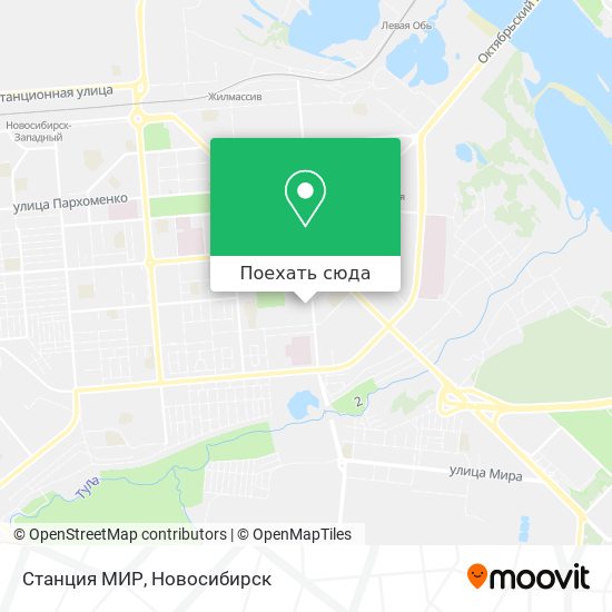 Карта Станция МИР