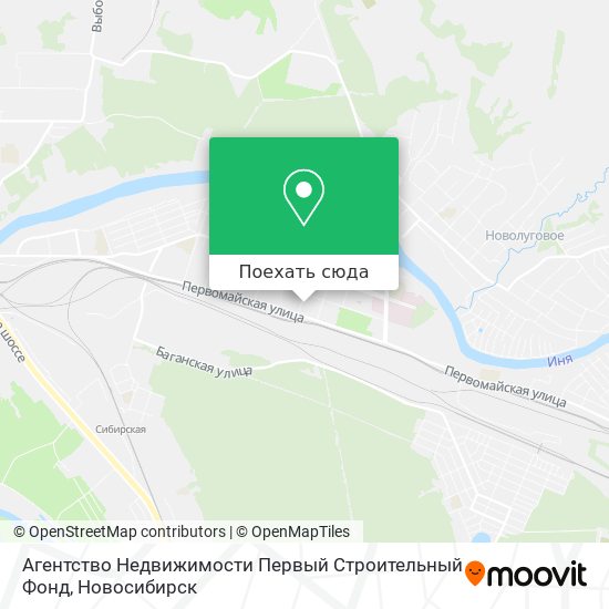 Карта Агентство Недвижимости Первый Строительный Фонд