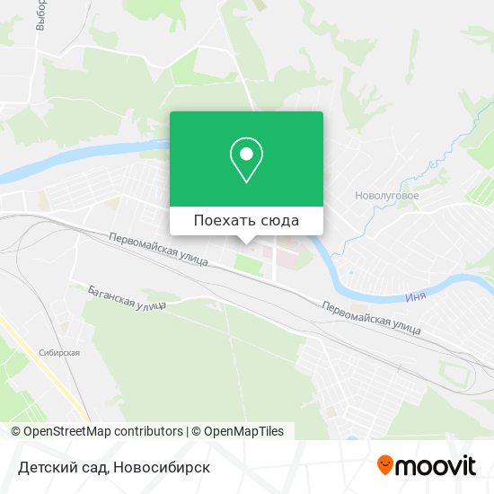Карта Детский сад