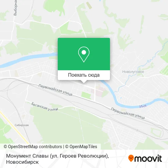 Карта Монумент Славы (ул. Героев Революции)