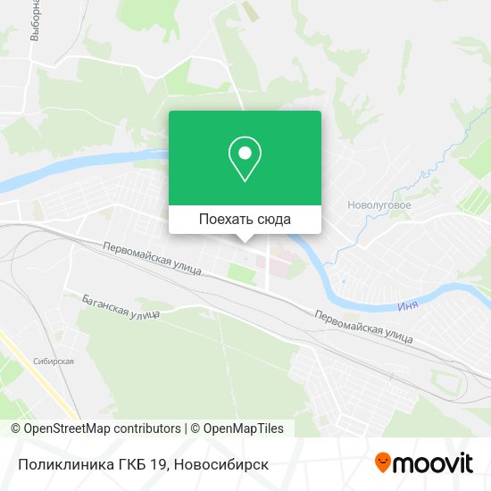 Карта Поликлиника ГКБ 19