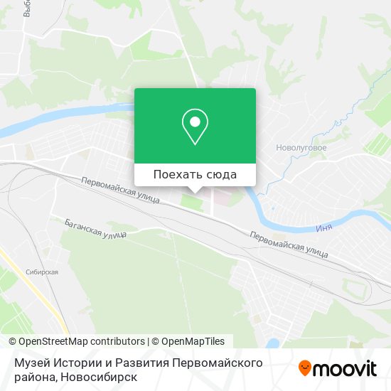 Карта Музей Истории и Развития Первомайского района