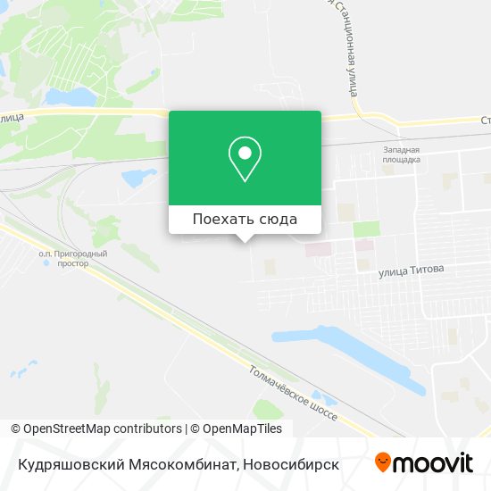 Карта Кудряшовский Мясокомбинат