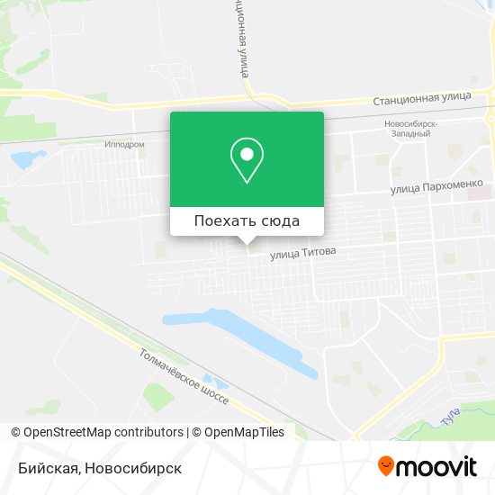 Карта Бийская