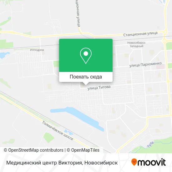 Карта Медицинский центр Виктория
