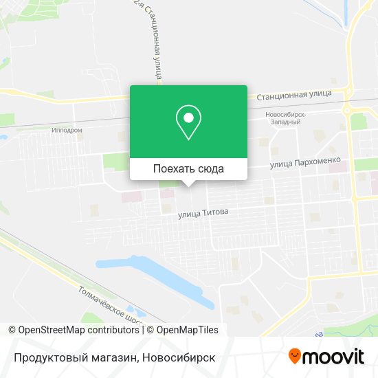 Карта Продуктовый магазин