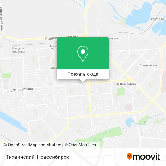 Карта Тихвинский