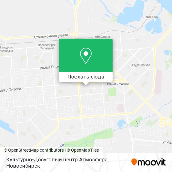 Карта Культурно-Досуговый центр Атмосфера