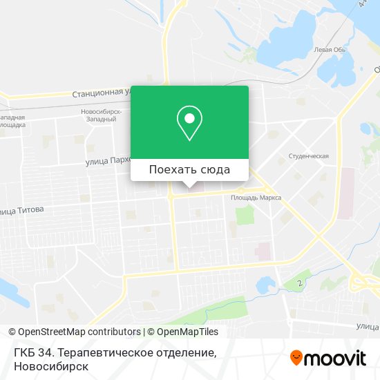 Карта ГКБ 34. Терапевтическое отделение