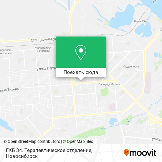 Карта ГКБ 34. Терапевтическое отделение