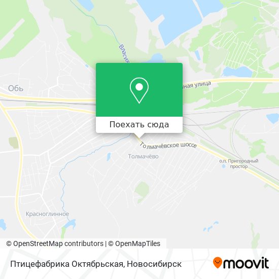 Карта Птицефабрика Октябрьская
