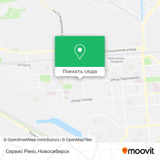 Карта Сервис Рено