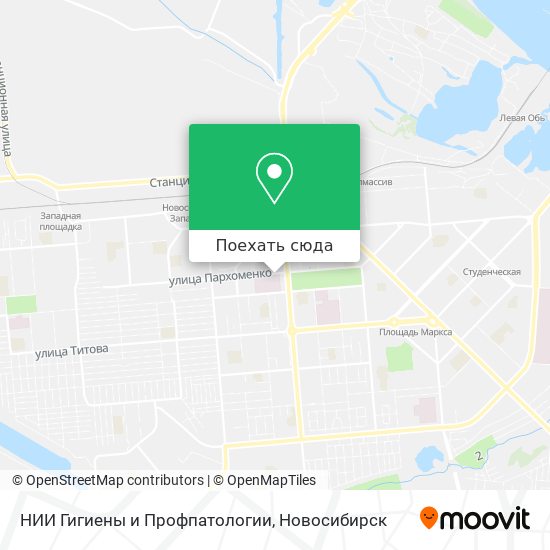 Карта НИИ Гигиены и Профпатологии