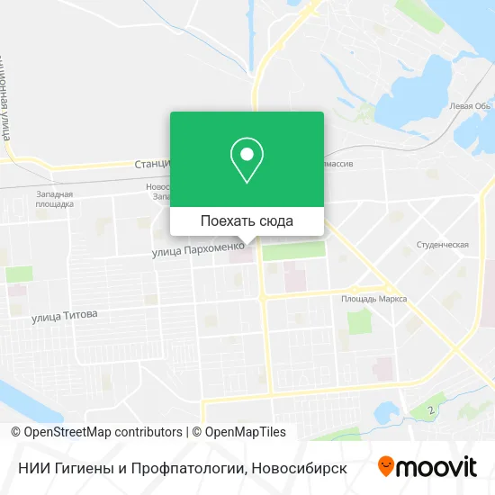 Карта НИИ Гигиены и Профпатологии