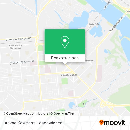 Карта Алкос-Комфорт