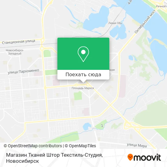 Карта Магазин Тканей Штор Текстиль-Студия