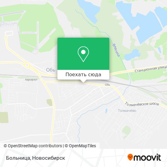 Карта Больница