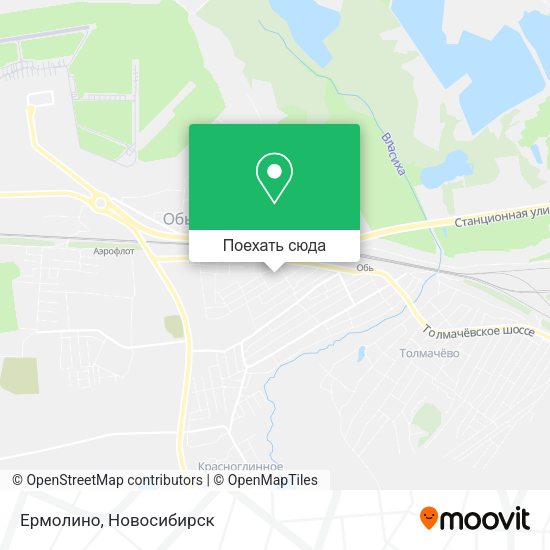 Карта Ермолино