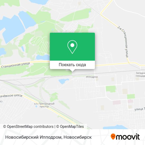 Карта Новосибирский Ипподром