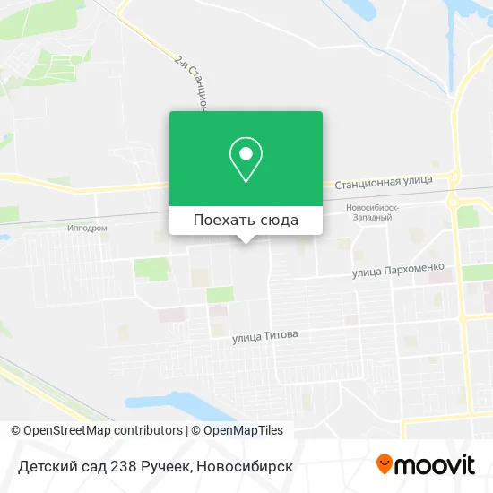 Карта Детский сад 238 Ручеек
