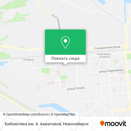 Карта Библиотека им. А. Ахматовой