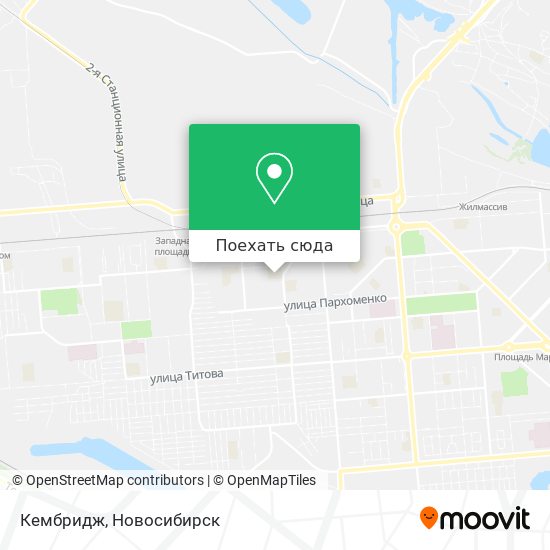 Карта Кембридж