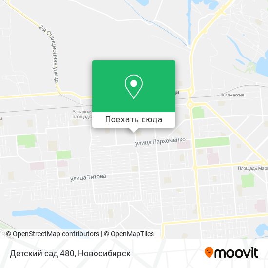 Карта Детский сад 480