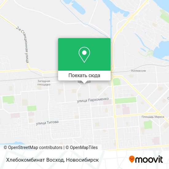 Карта Хлебокомбинат Восход