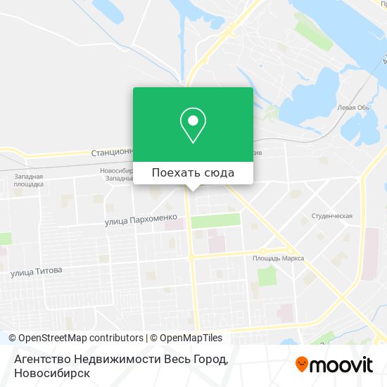 Карта Агентство Недвижимости Весь Город
