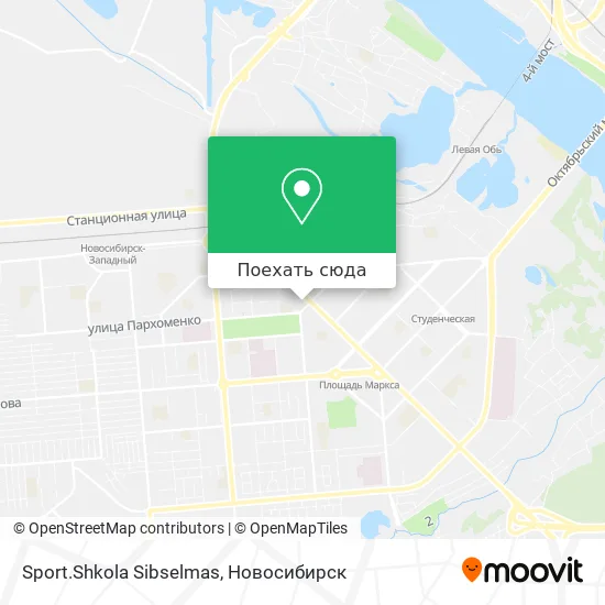 Карта Sport.Shkola Sibselmas