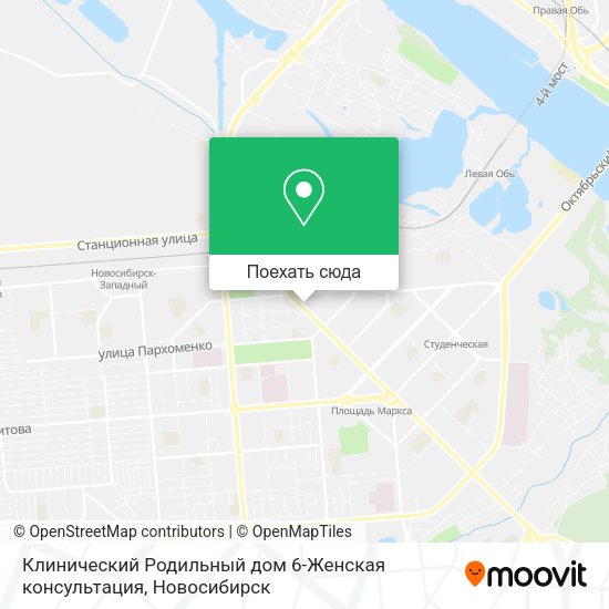 Карта Клинический Родильный дом 6-Женская консультация