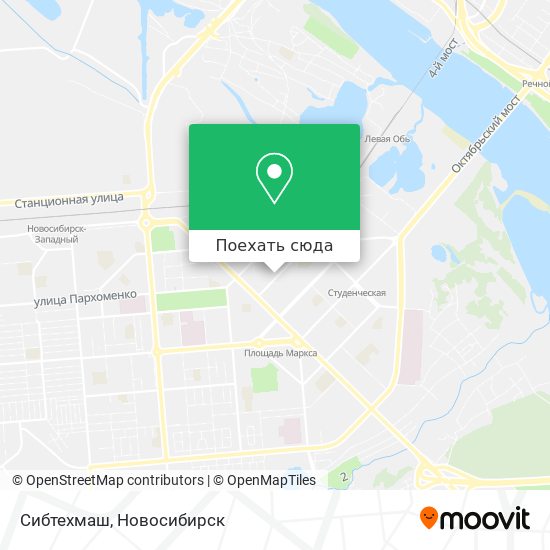 Карта Сибтехмаш
