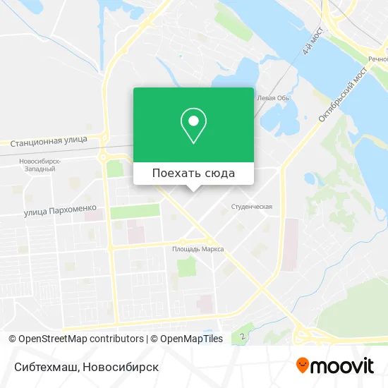 Карта Сибтехмаш