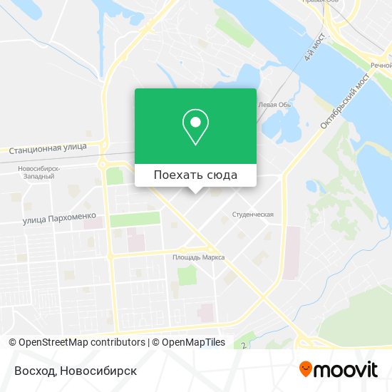 Карта Восход