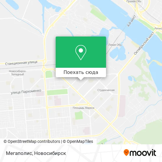 Карта Мегаполис