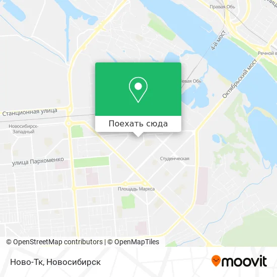 Карта Ново-Тк
