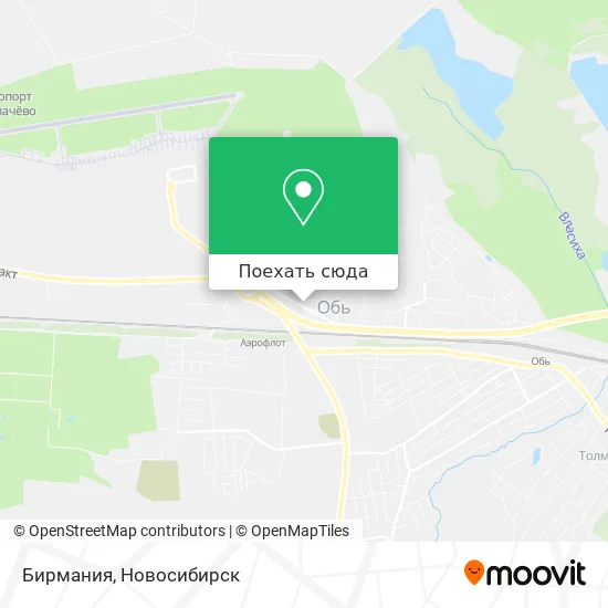 Карта Бирмания