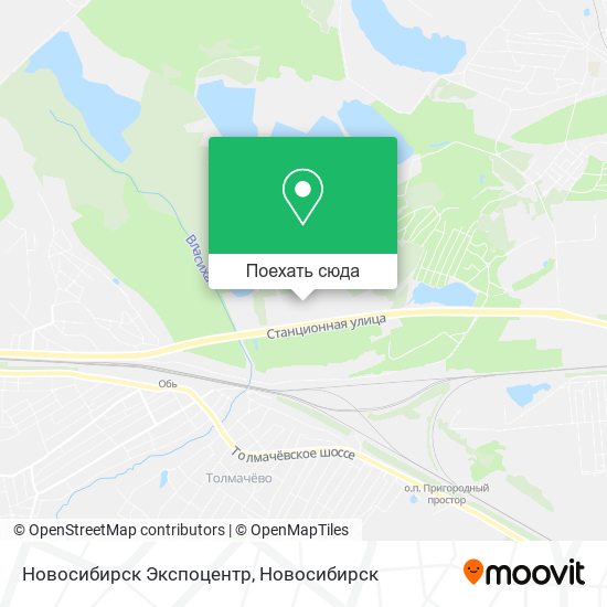 Карта Новосибирск Экспоцентр