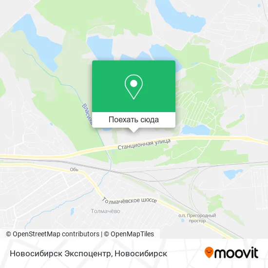 Карта Новосибирск Экспоцентр