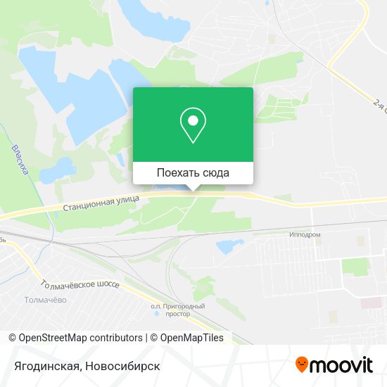 Карта Ягодинская