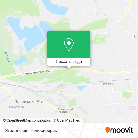 Карта Ягодинская